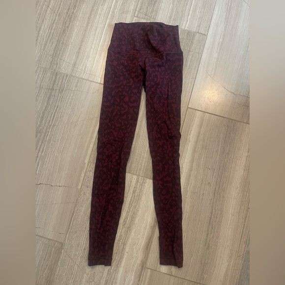 Lululemon Align Pant 28" Formation Camo Dark Adobe Multi Size 2 - Picture 3 of 5